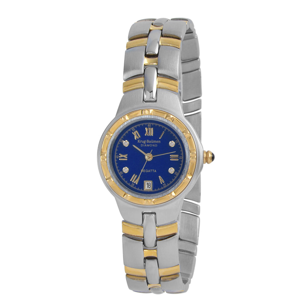 Ladies Regatta Diamond Gold Watch