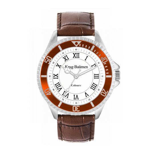 Men's Colours Brown Watch